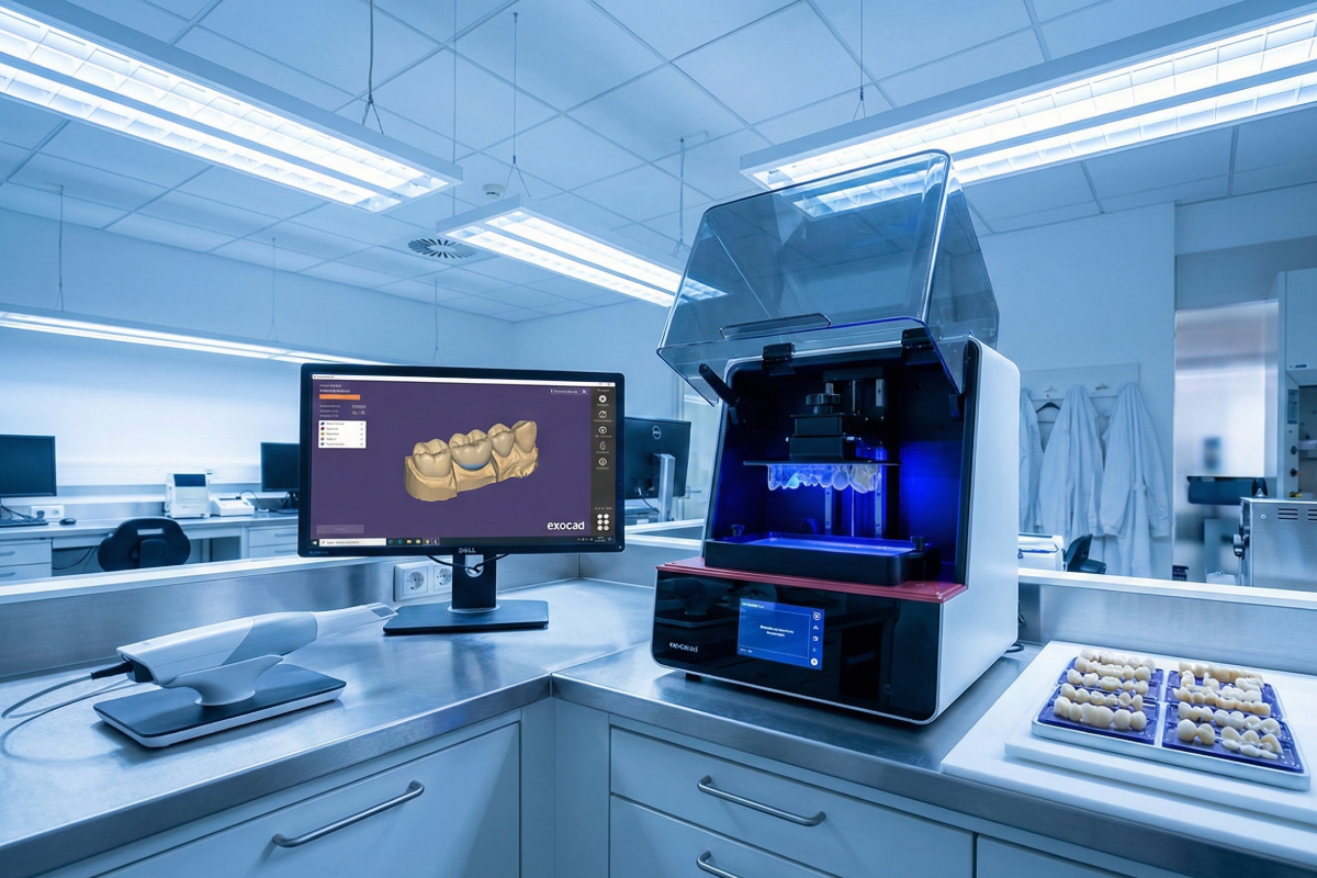 byDental Hamburg Technologie - Intraoral Scanner, Exocad CAD/CAM Software, 3D Drucker, CNC Fräsmaschinen